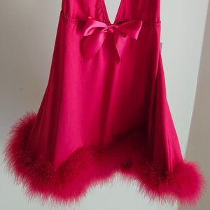 Red Frederick's of Hollywood Lingerie Baby Doll NWT!